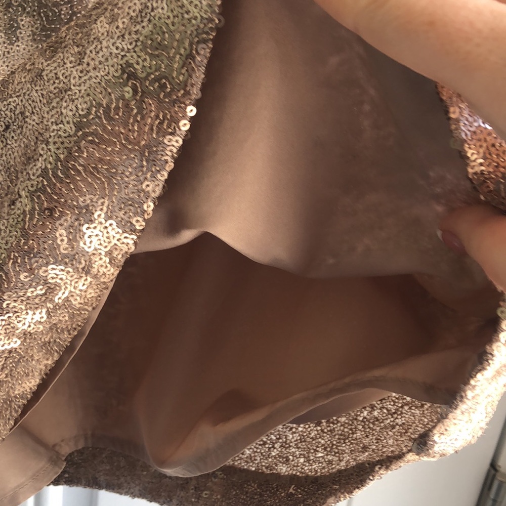 NWT GAP Gold Sequin Skirt - Picture 3 of 6